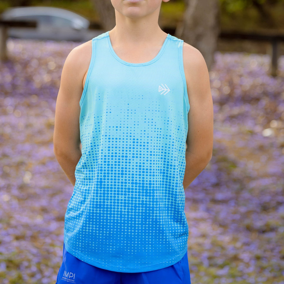 boys blue singlet