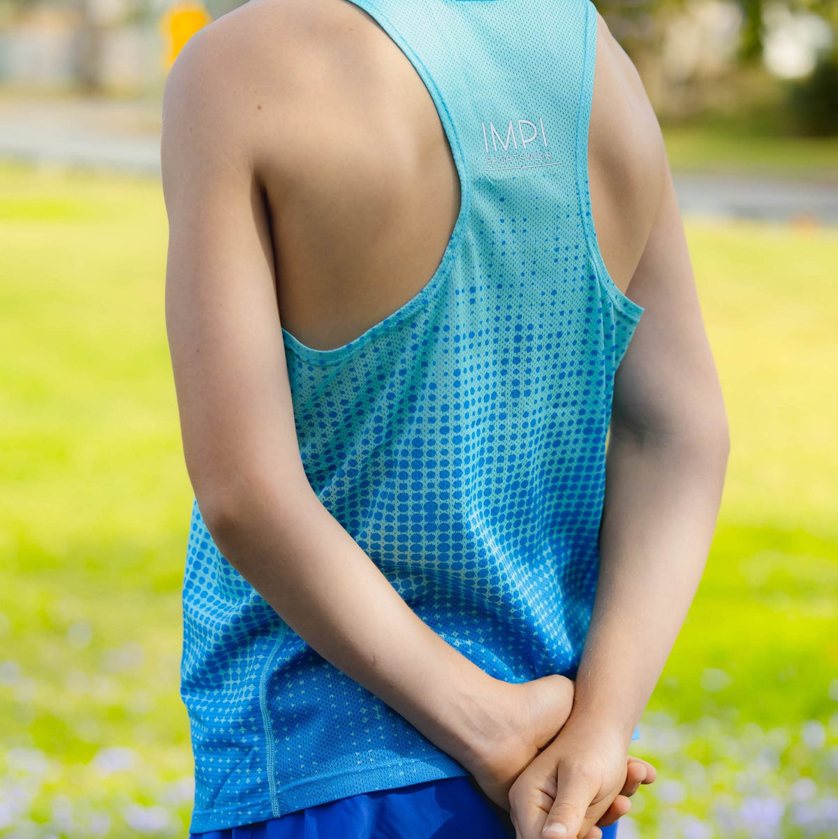 boys blue singlet