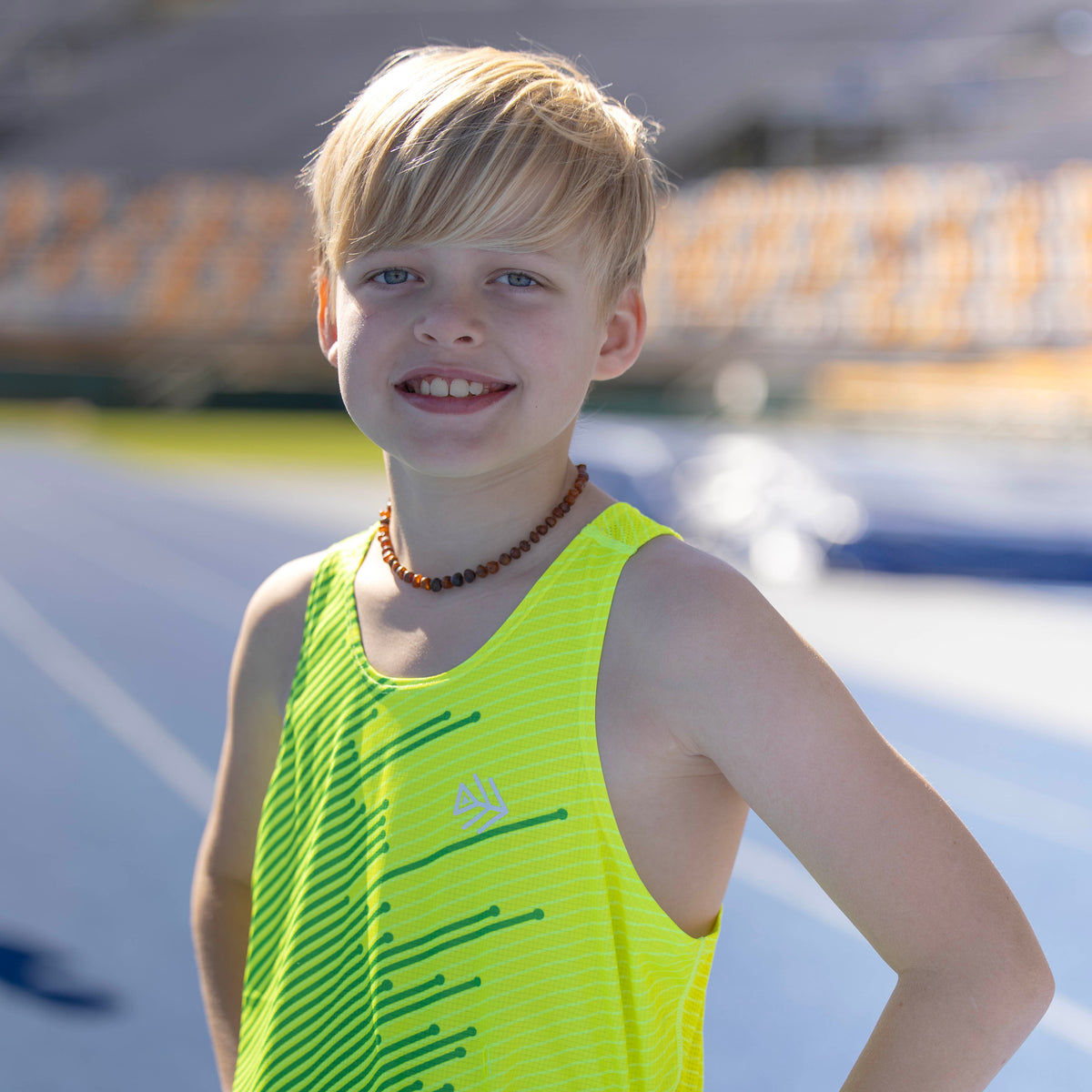boys running singlet