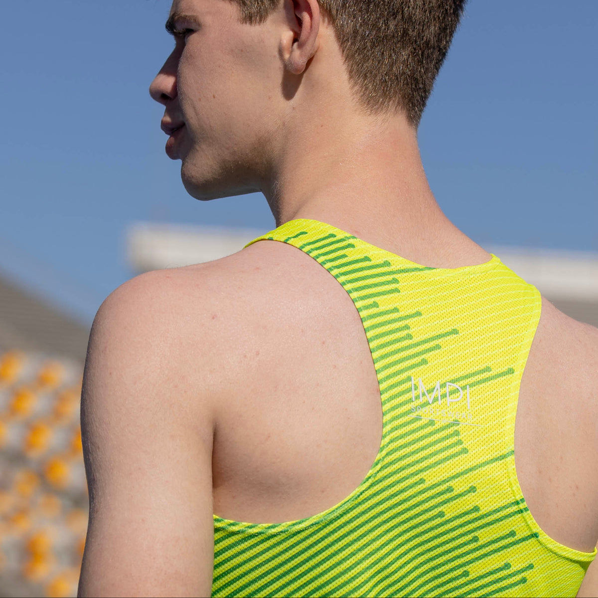 boys running singlet