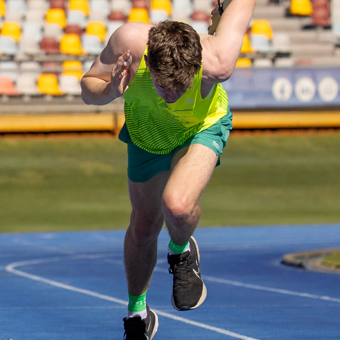 boys running singlet