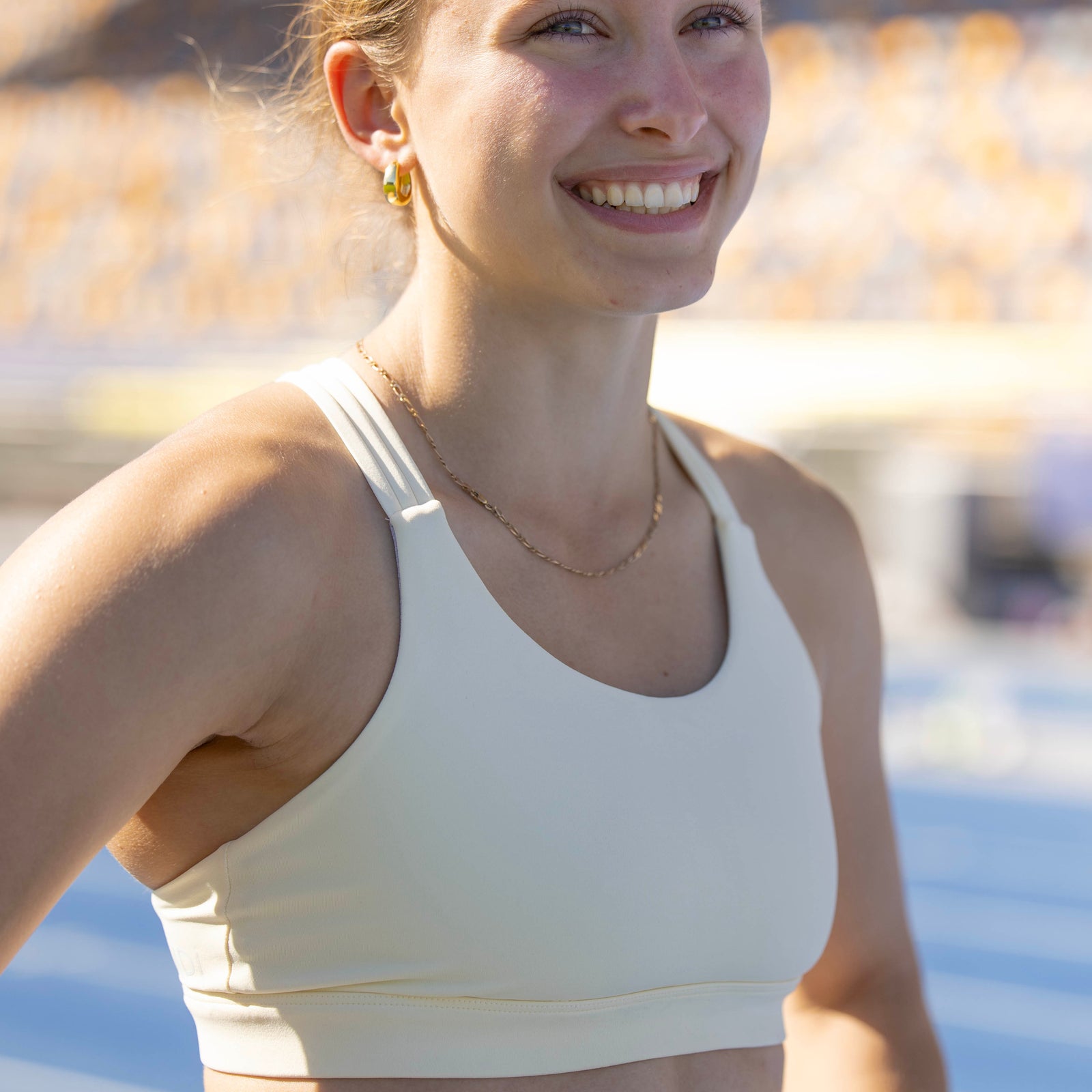 yellow running crop