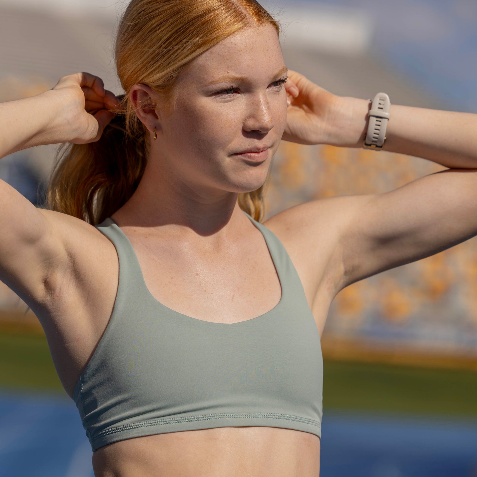 green running crop