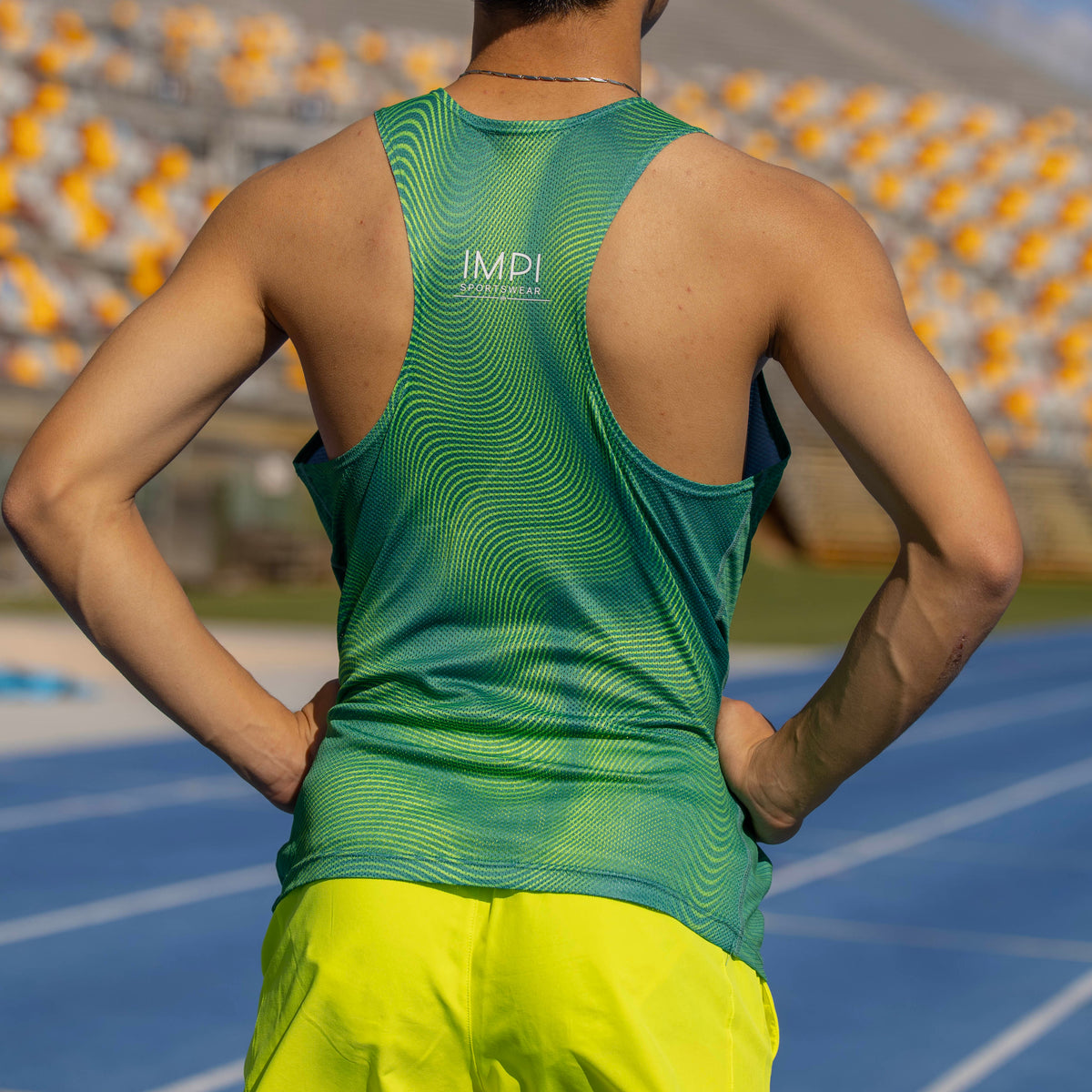 boys running singlet