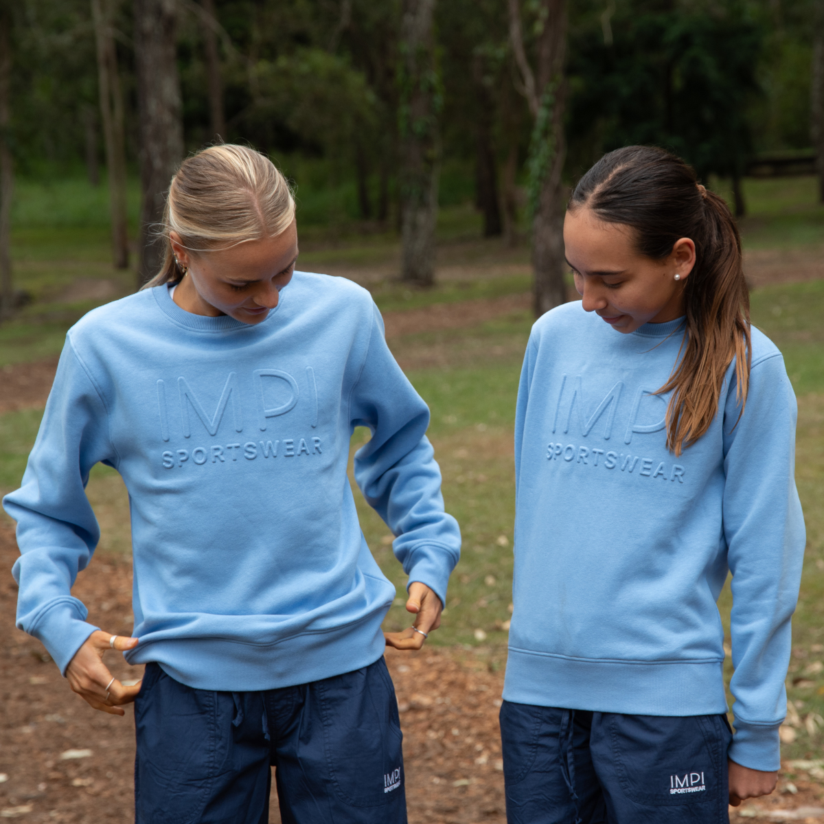 blue crew fleece jumper