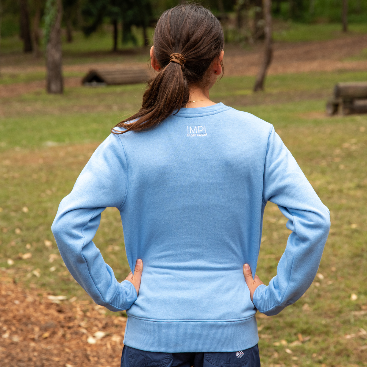 blue crew fleece jumper