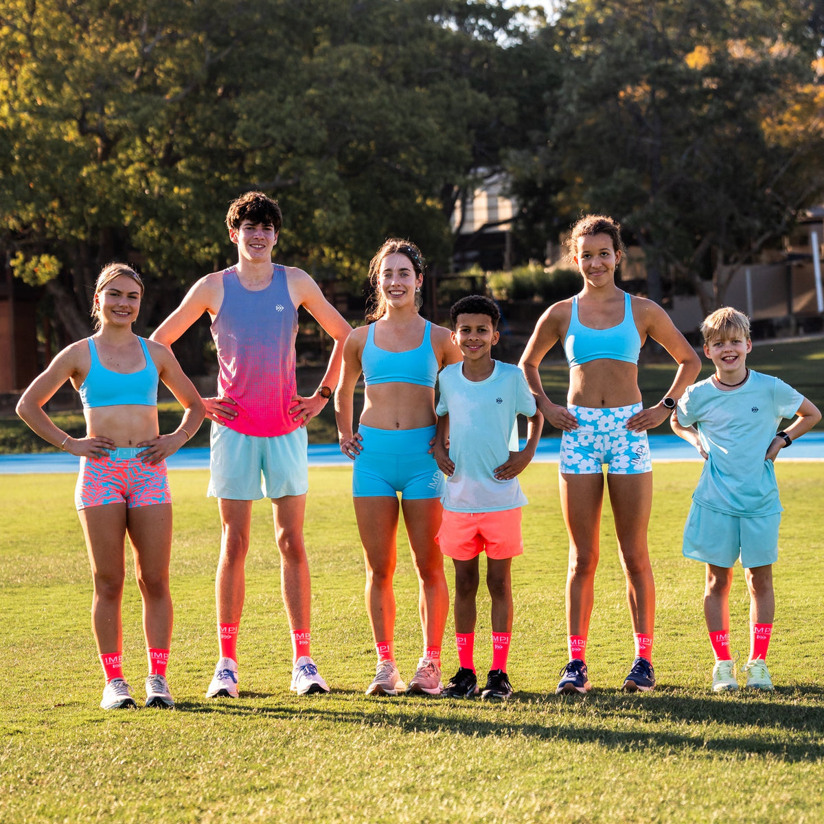 sky blue sports bra
