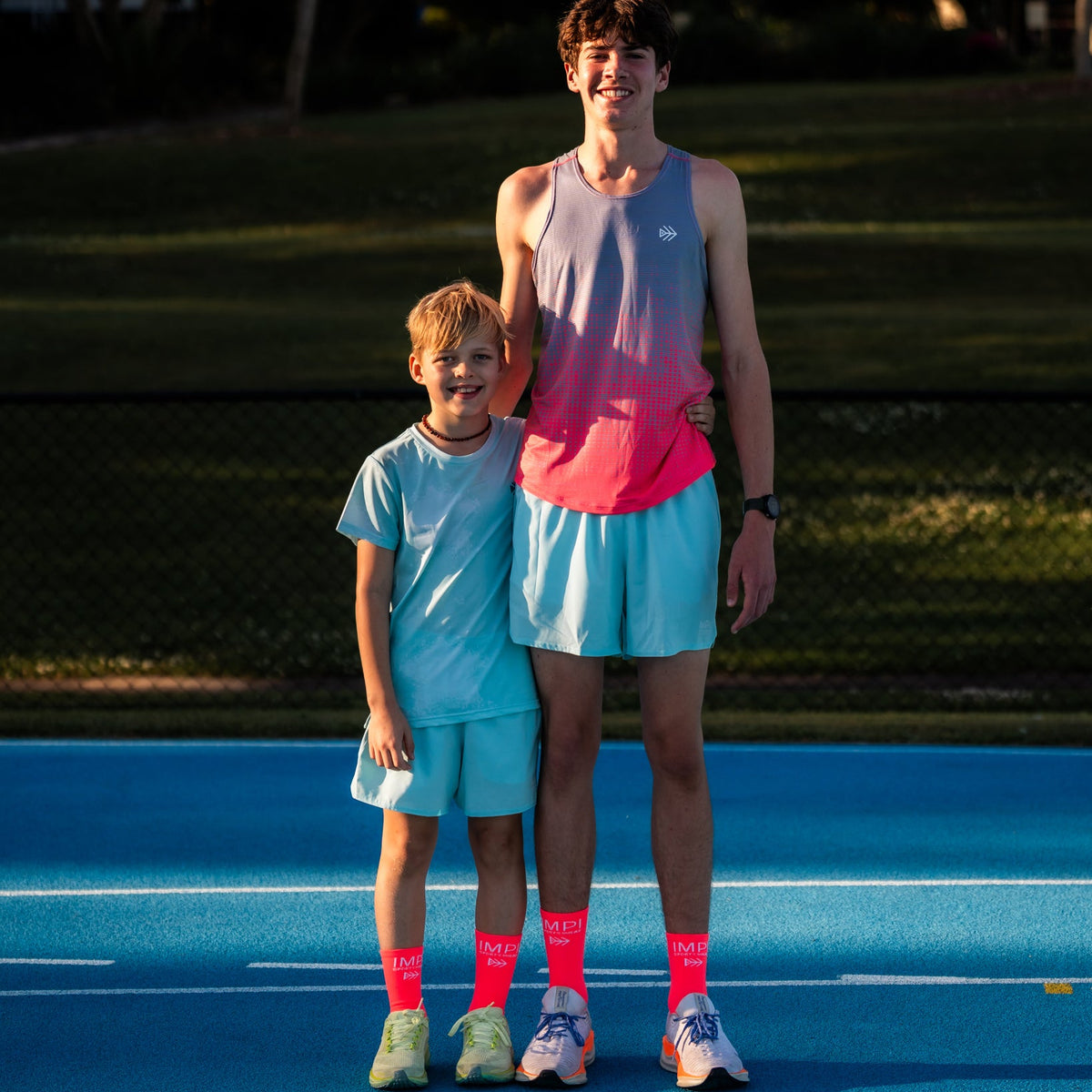 boys mint running shorts