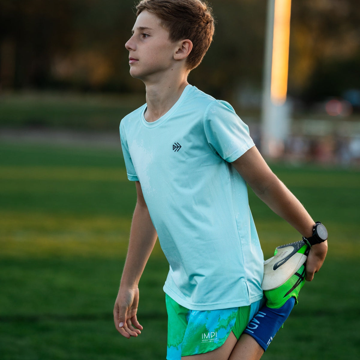 boys split running shorts