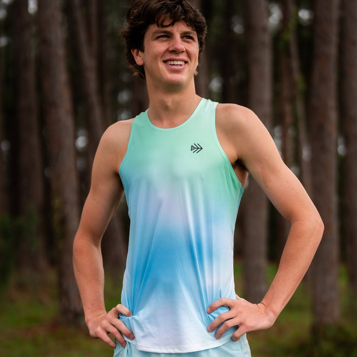 boys running singlet