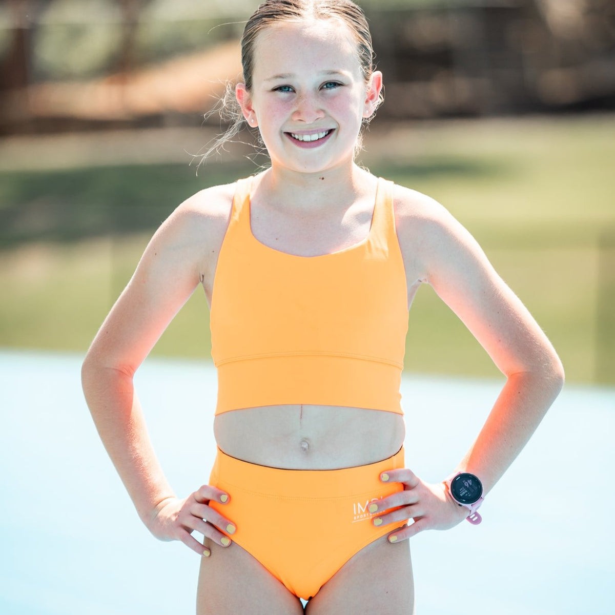 orange racing briefs