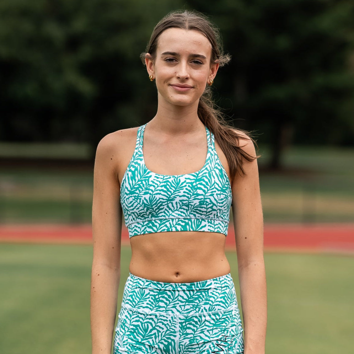 IMPI Running Loop Bra Top - Summer Greens