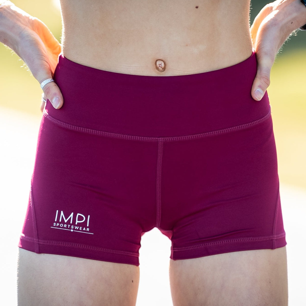 maroon bike pants
