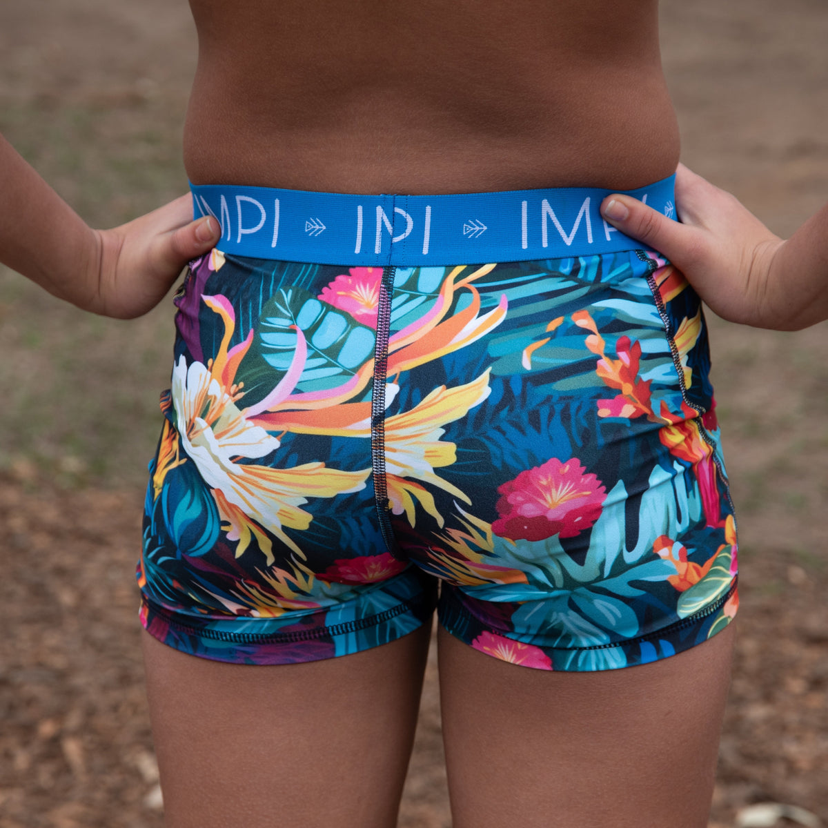 IMPI Elastic Running Shorts - Tropicana