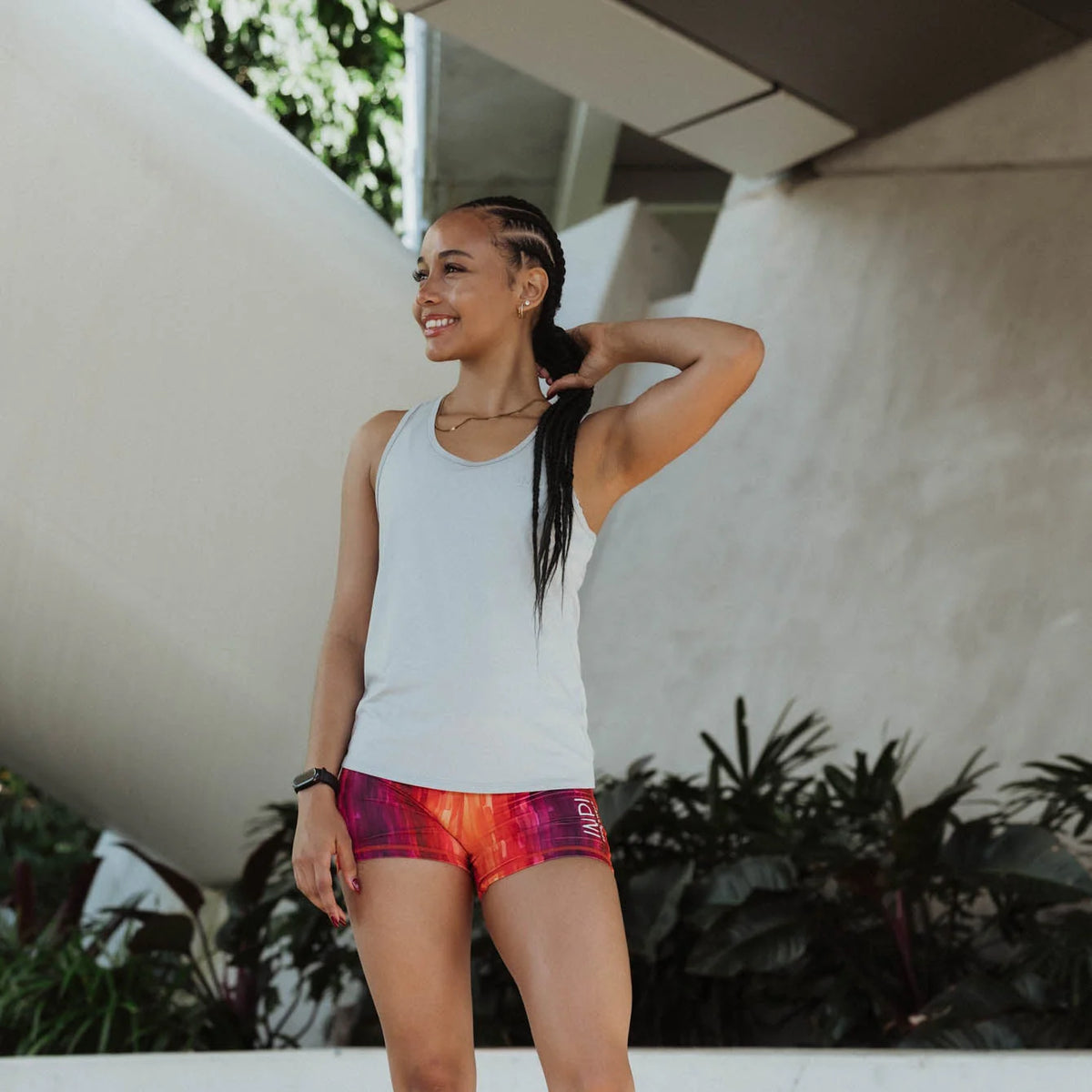 IMPI Fitted Running Singlet - Grey