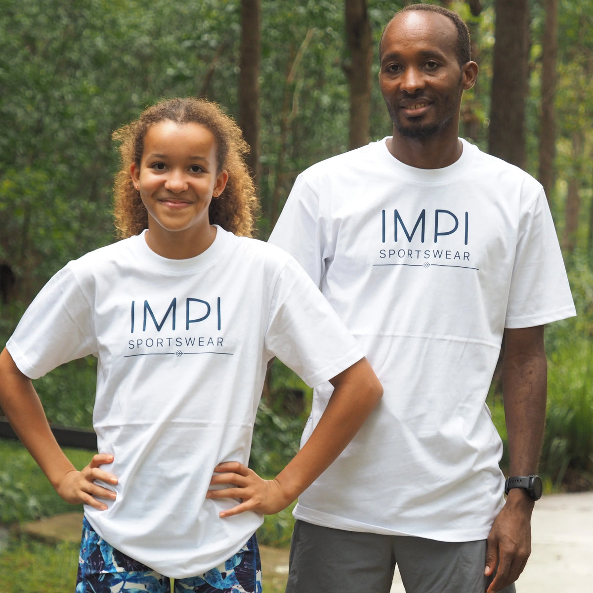 IMPI Unisex Cotton Tee - White