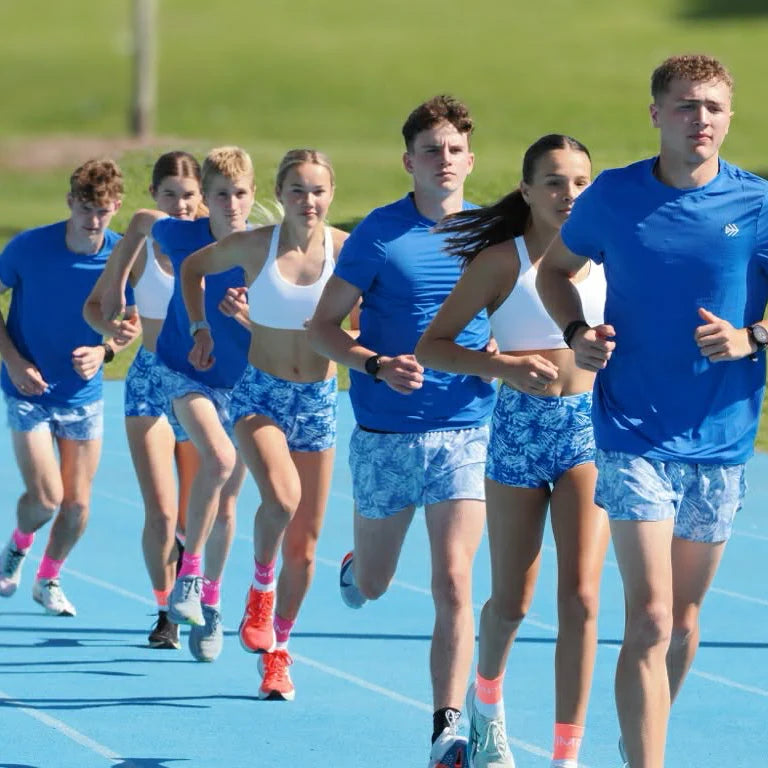 IMPI Boys Splittie Running Short - Paint Me Blue