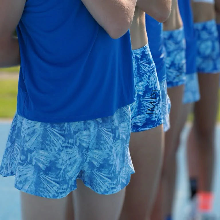 IMPI Boys Splittie Running Short - Paint Me Blue