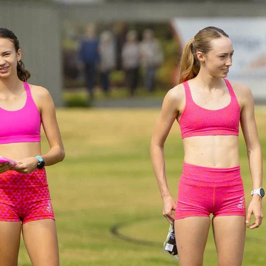 girls pink bike shorts