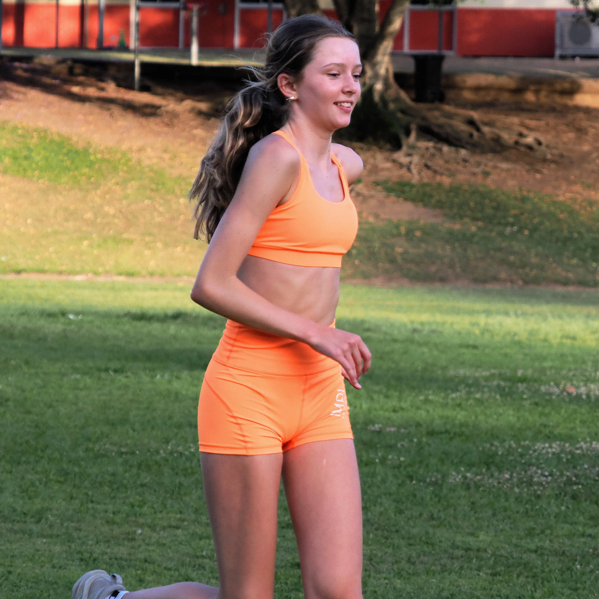 IMPI Loop Sports Crop -Fluoro Orange