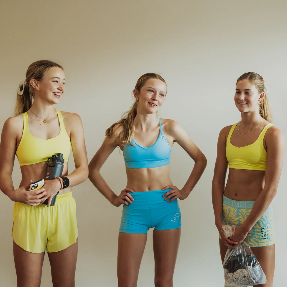 girls blue bike shorts