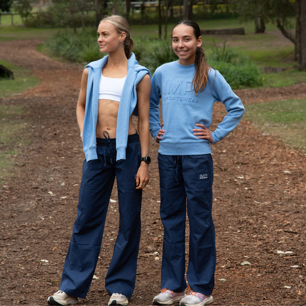 IMPI Embossed CrewFleece - Cornflower