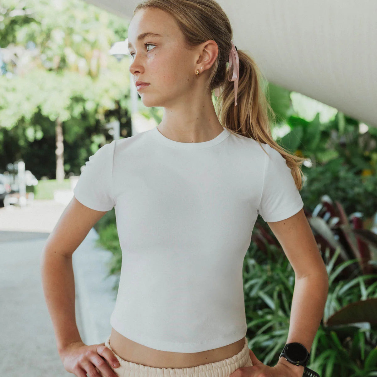 IMPI Fitted Cotton Tee — White