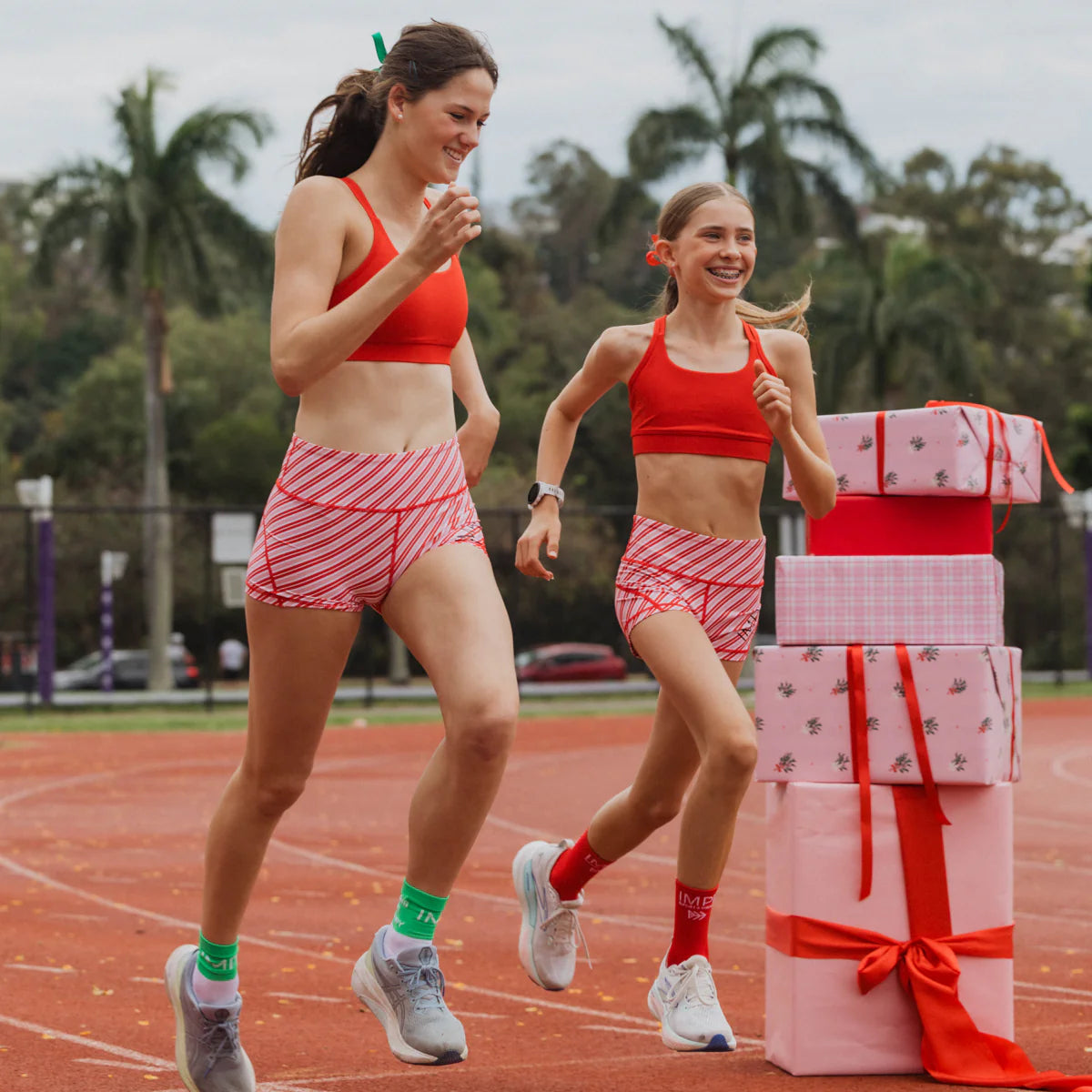 IMPI Running Loop Bra Top - Red