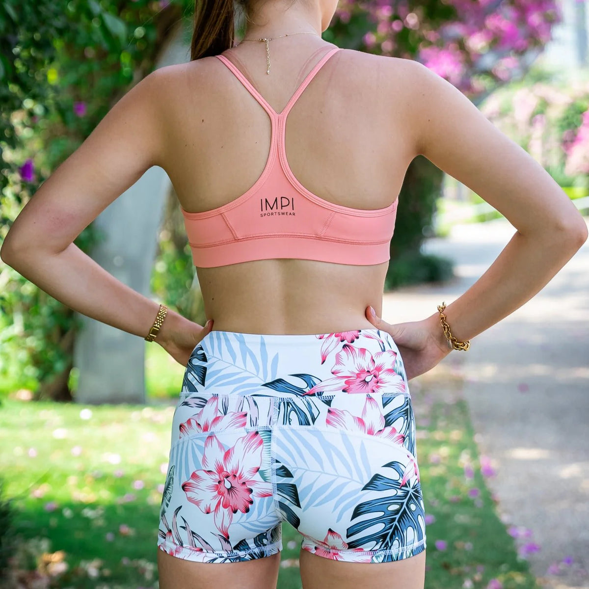 IMPI High Waist Bike Shorts - Summer Floral