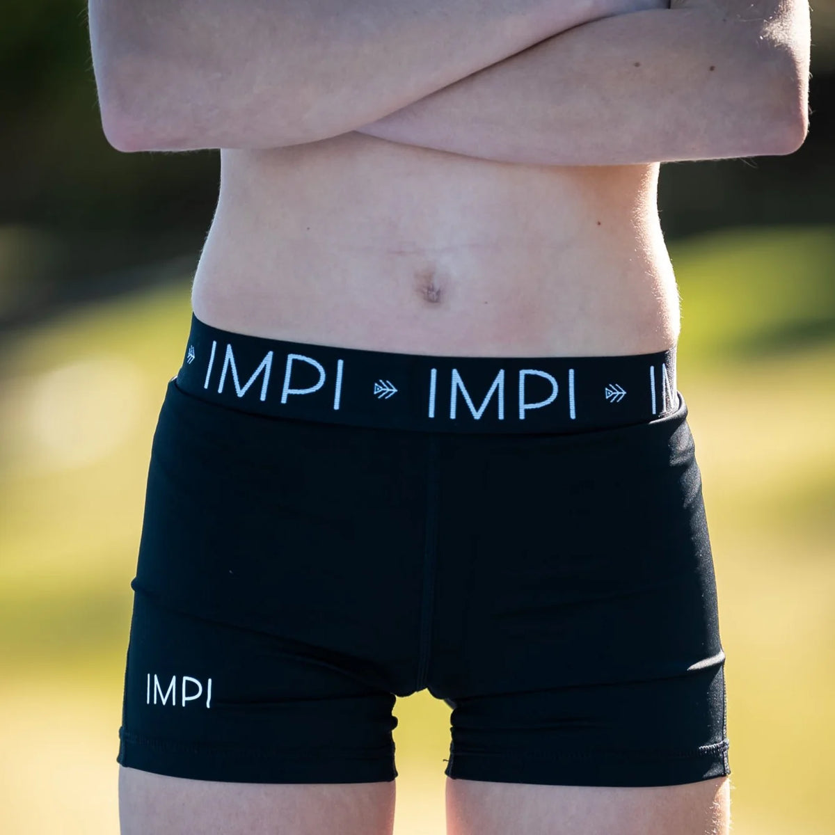 girls black bike shorts