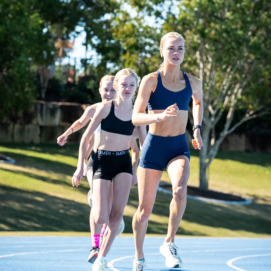 IMPI High Waist Bike Shorts - Navy