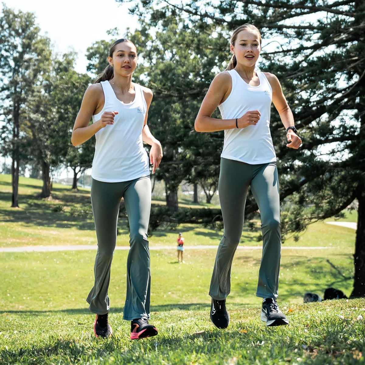 IMPI Flared Leg Tights - Olive