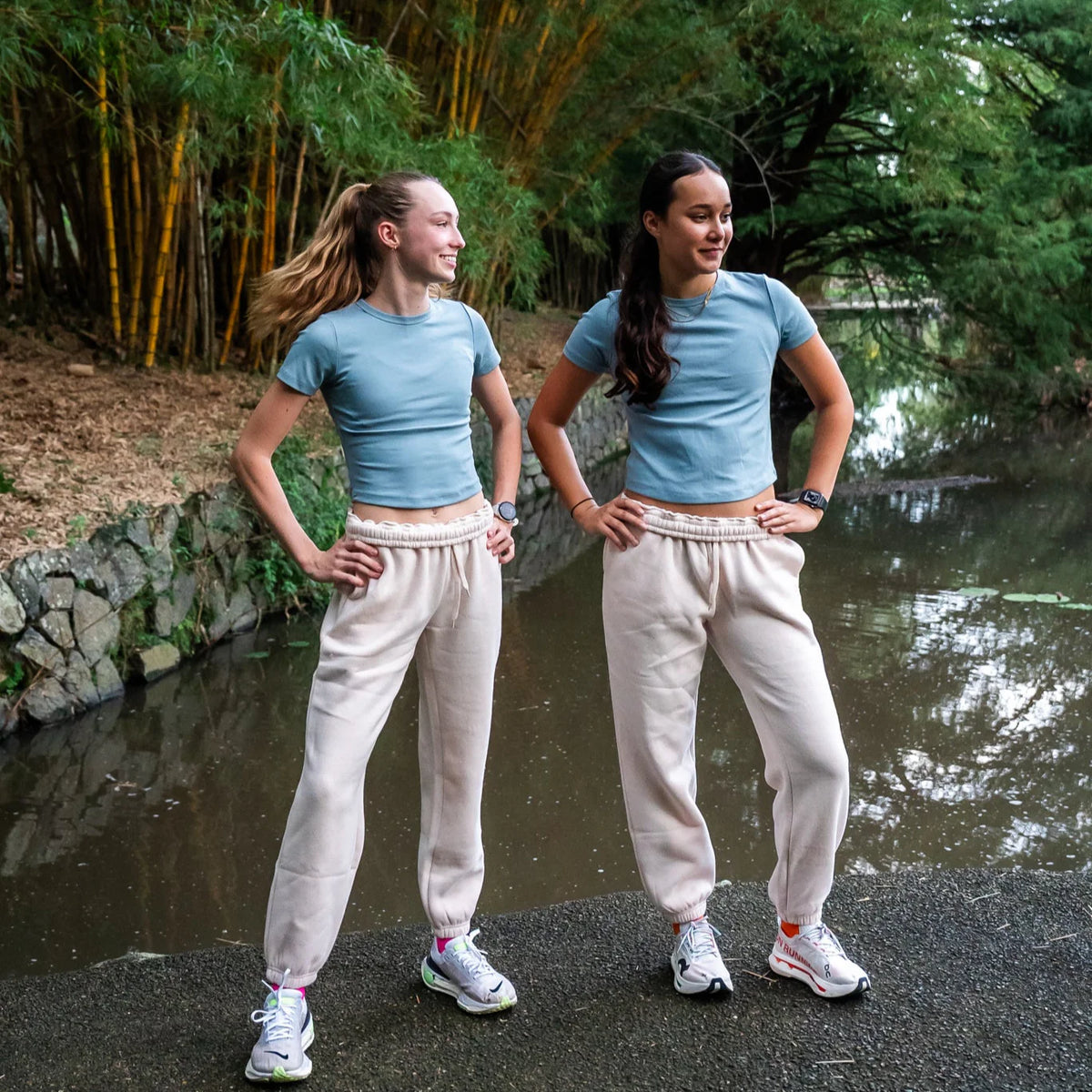 IMPI Fitted Cotton Tee - Steel Blue