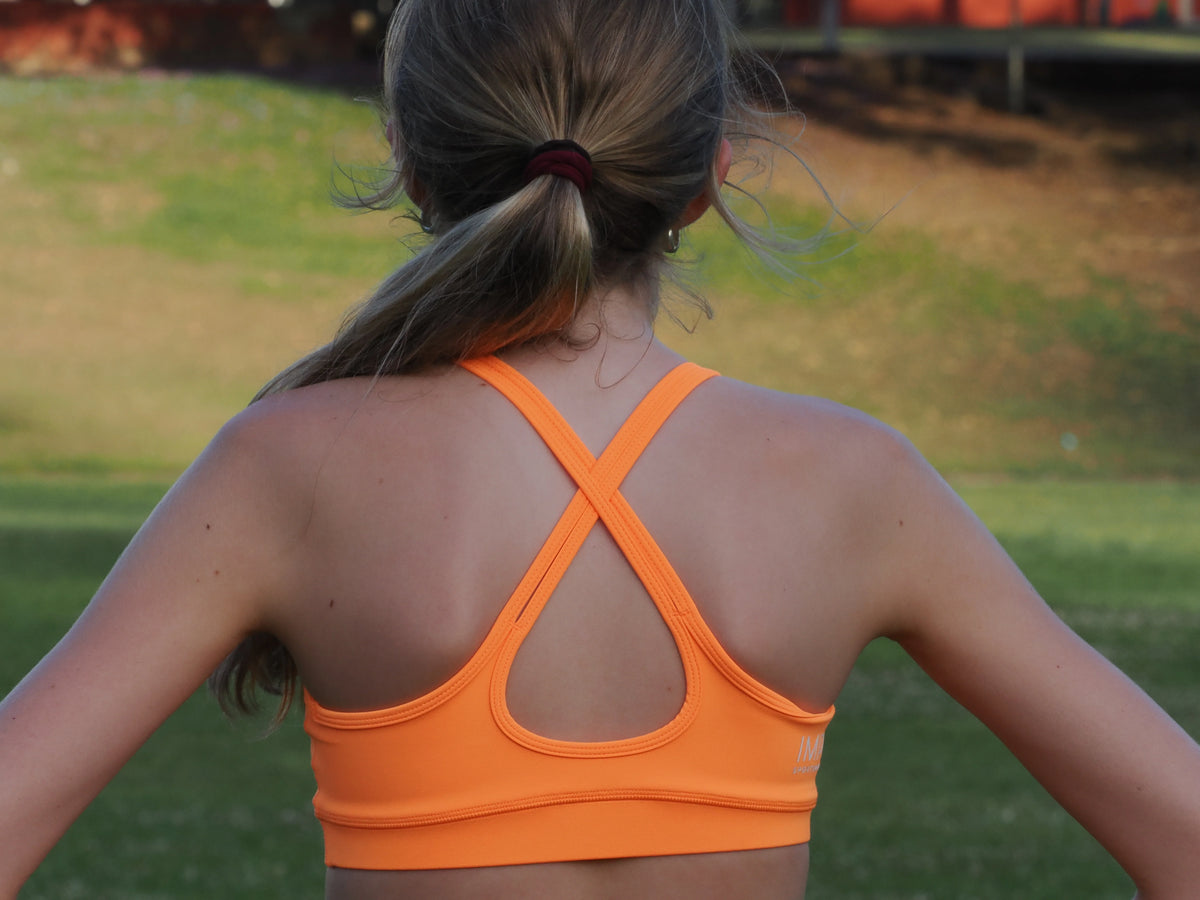 IMPI Loop Sports Crop -Fluoro Orange