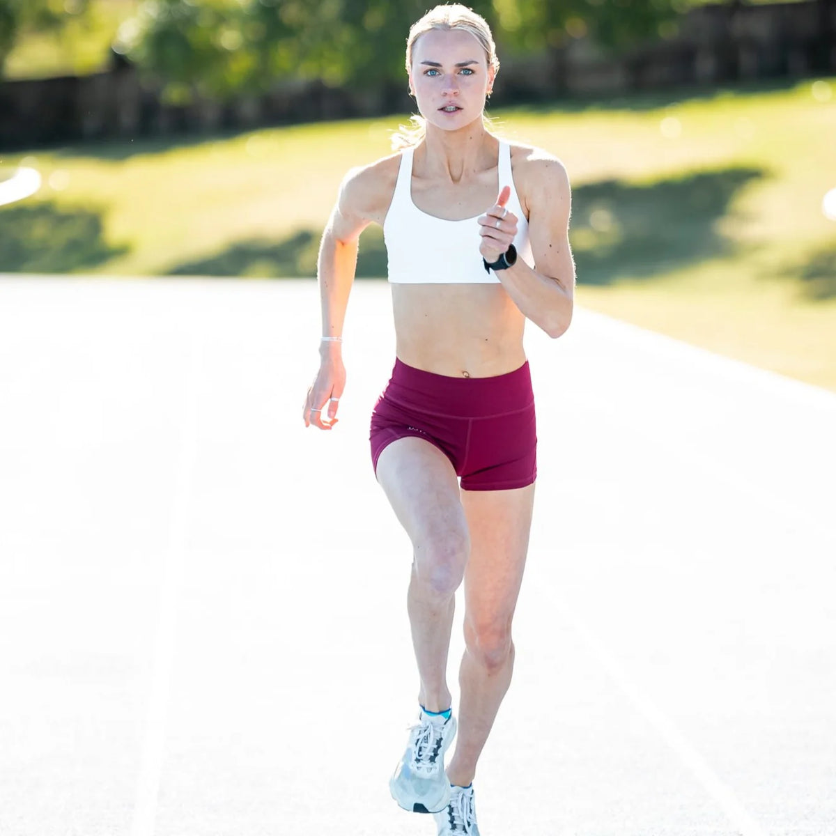 girls maroon bike shorts