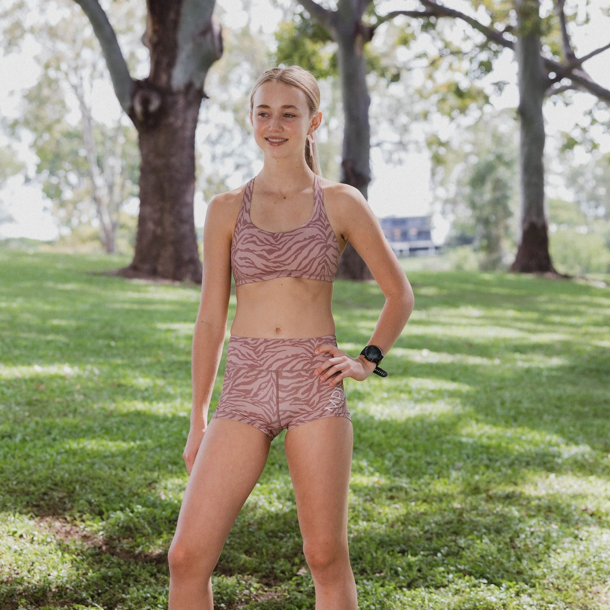 IMPI High Waist Bike Shorts - Africa