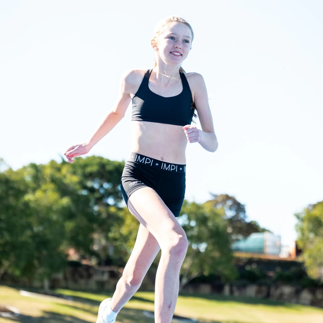 girls black bike shorts