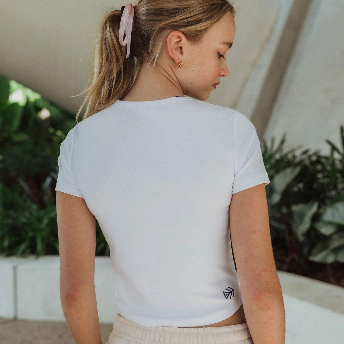 IMPI Fitted Cotton Tee — White