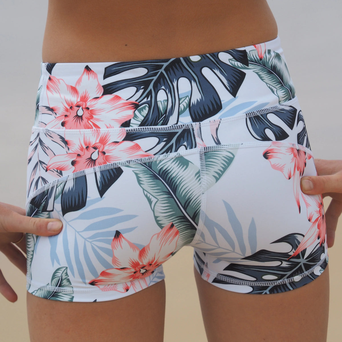 IMPI High Waist Bike Shorts - Summer Floral