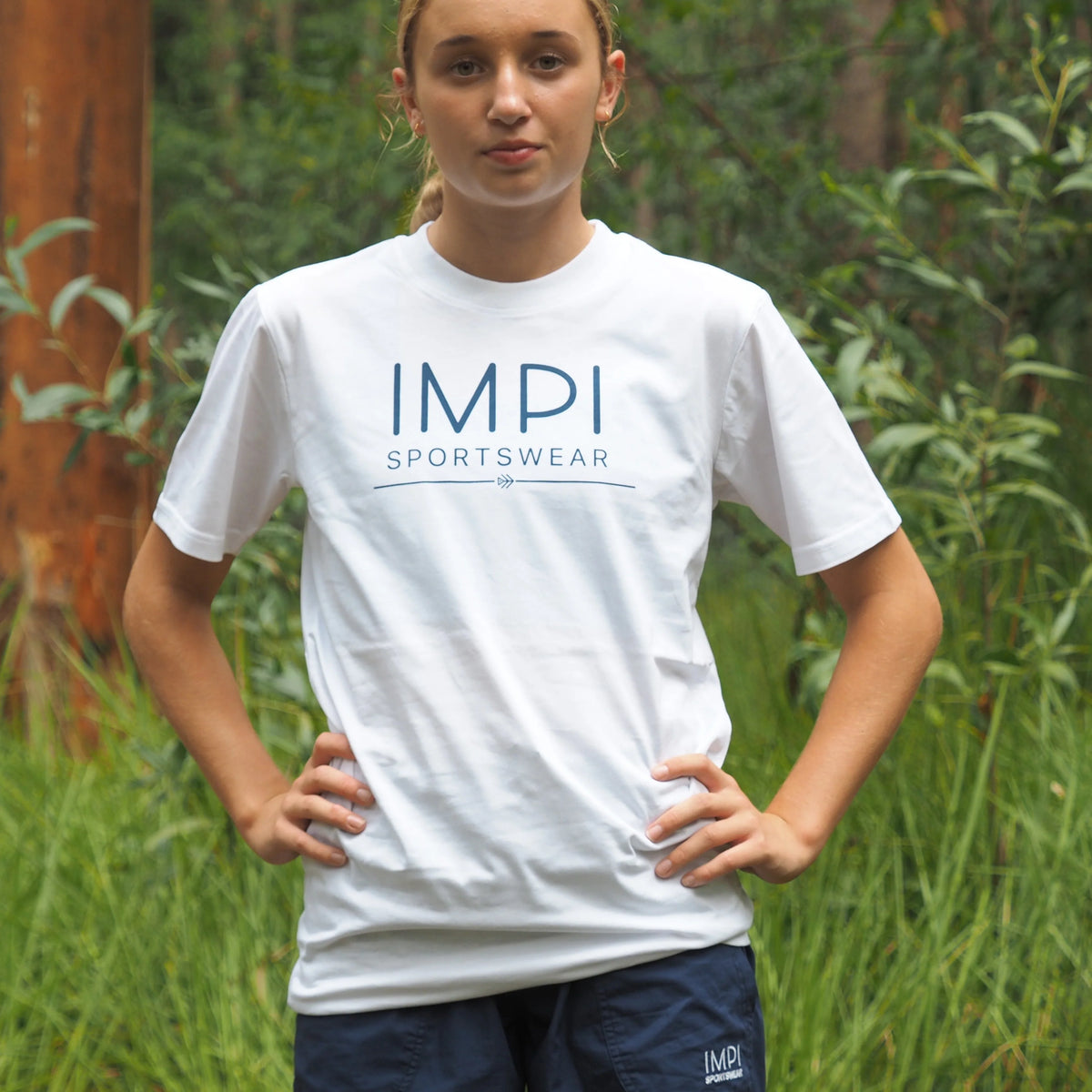 IMPI Unisex Cotton Tee - White