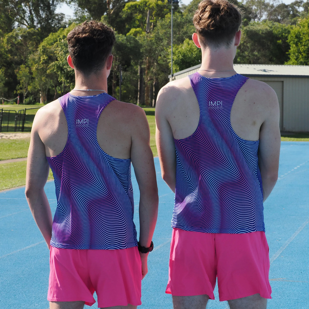 IMPI Boys Running Short - Hot Pink