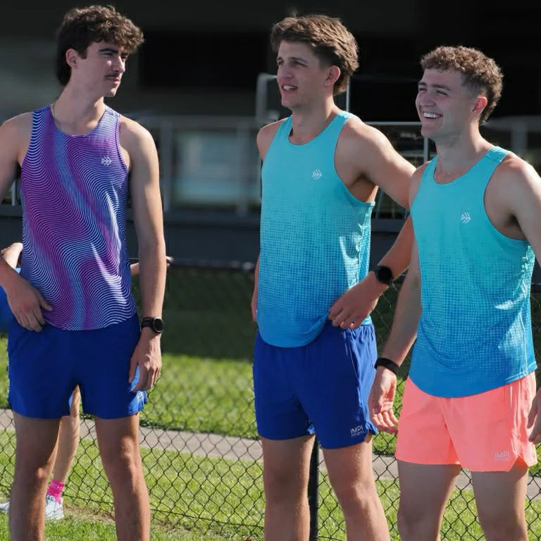 IMPI Boys Running Short - Cobalt