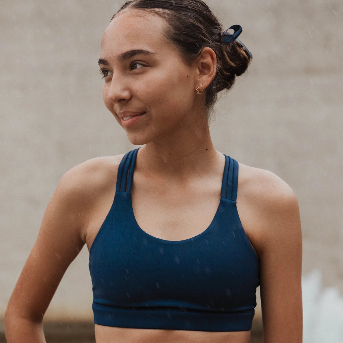 IMPI Running 6 Strap Bra Top - Navy