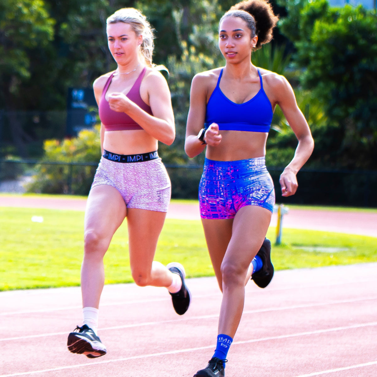 IMPI High Waist Running Short - Montana Skies