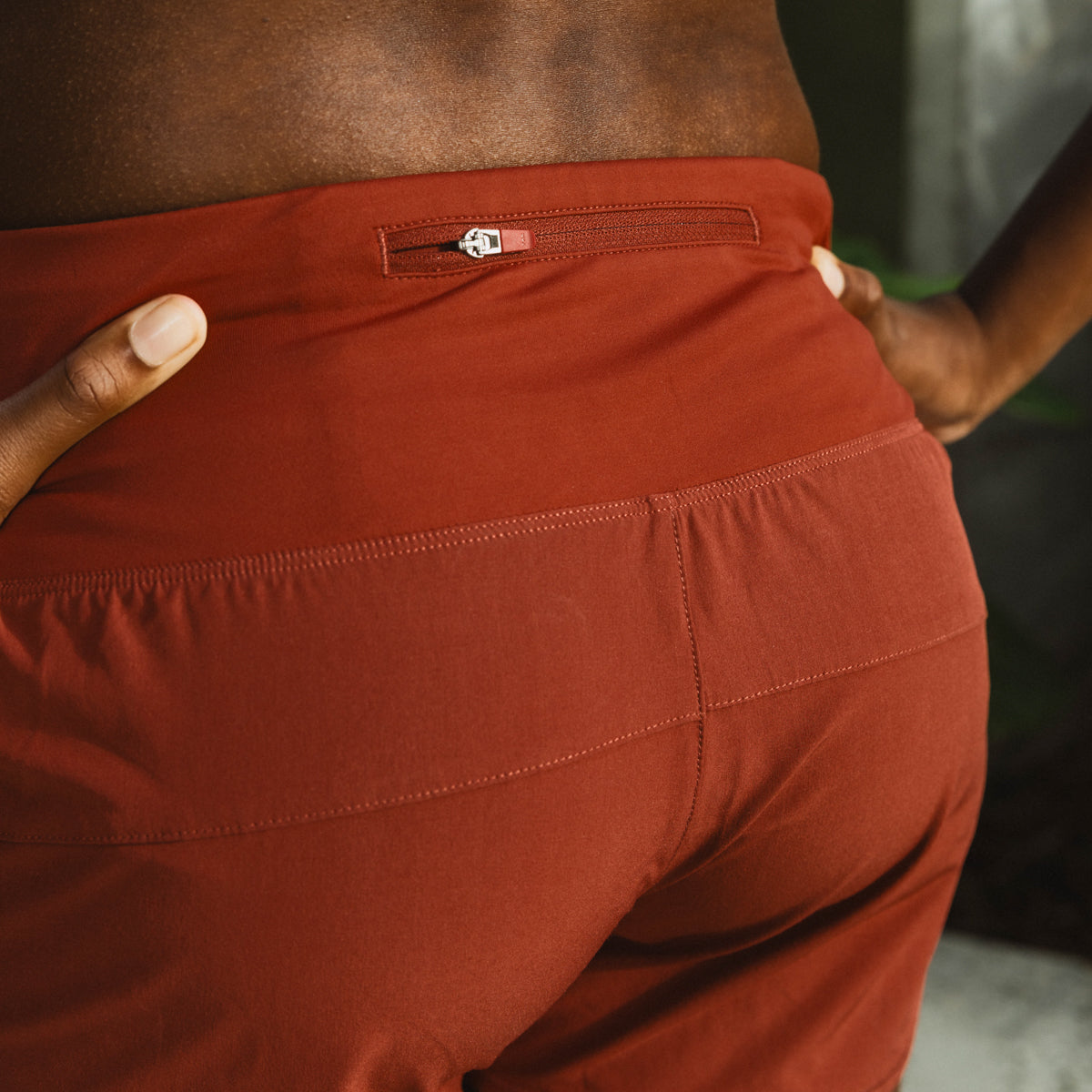 IMPI Running Shorts - Rust