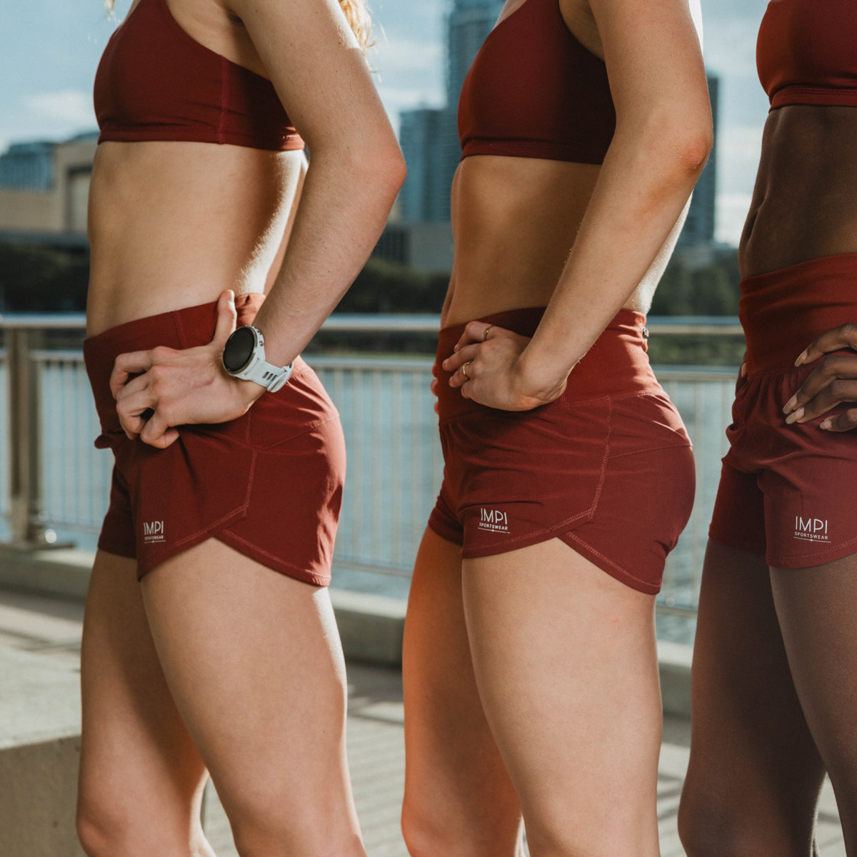 IMPI Running Shorts - Rust