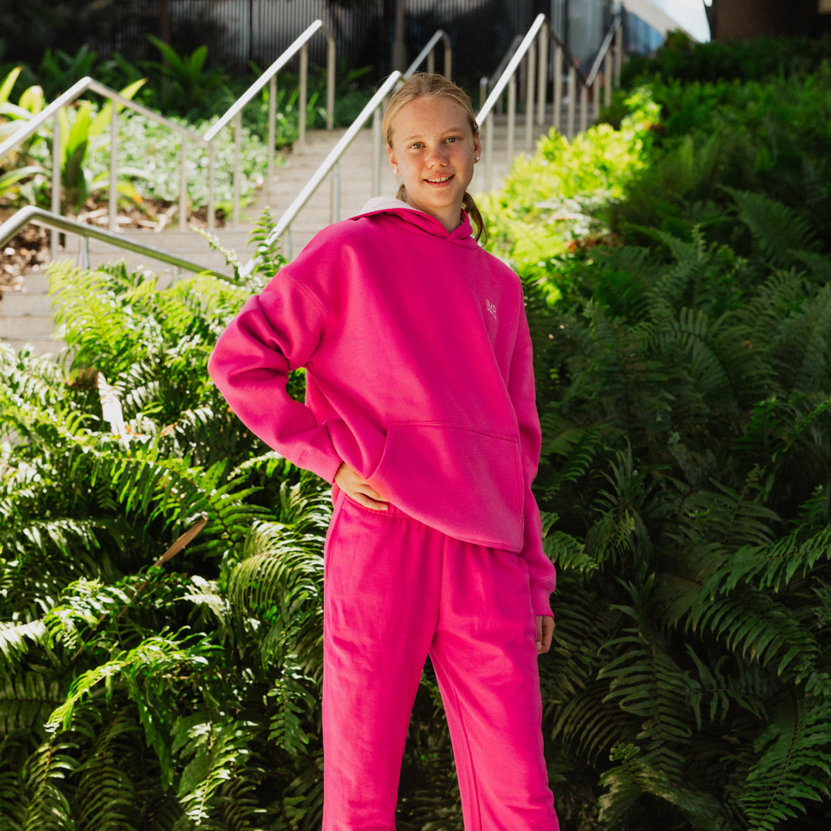 barbie pink tracksuit top