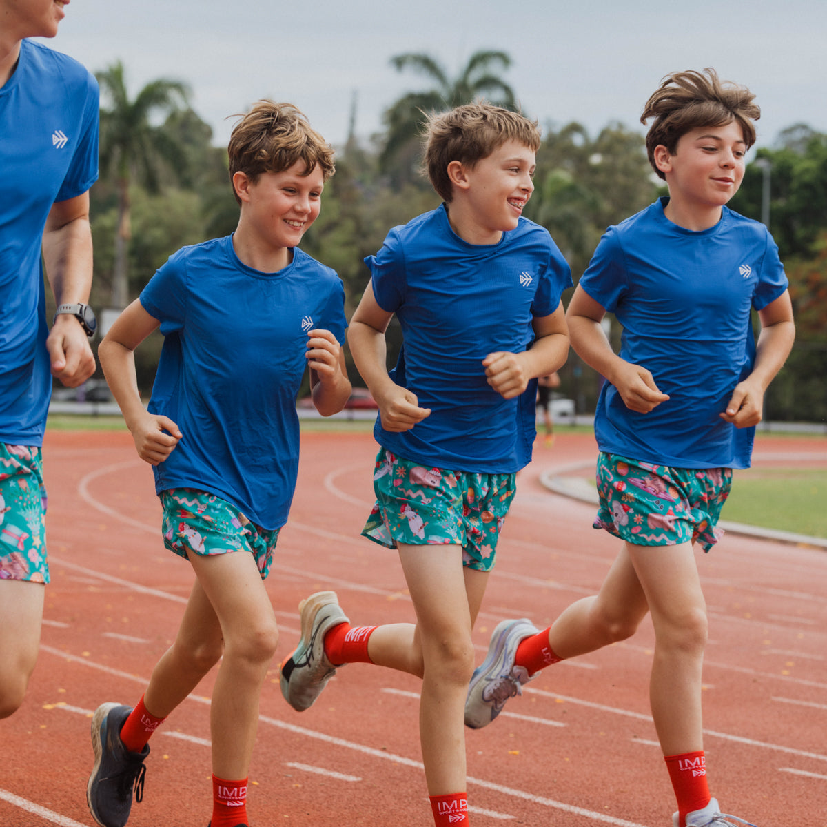boys christmas running shorts