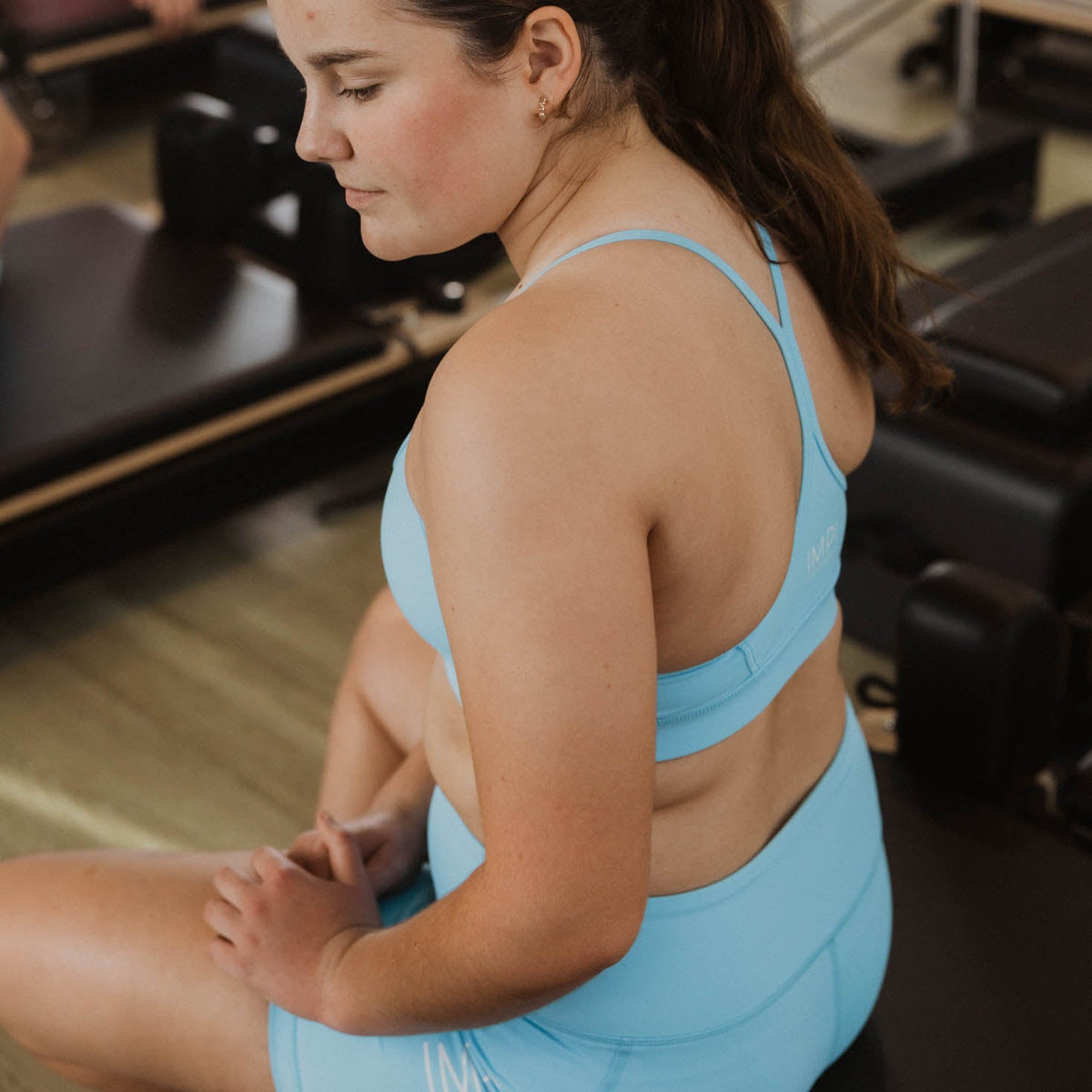 Blue Bike shorts Longer length