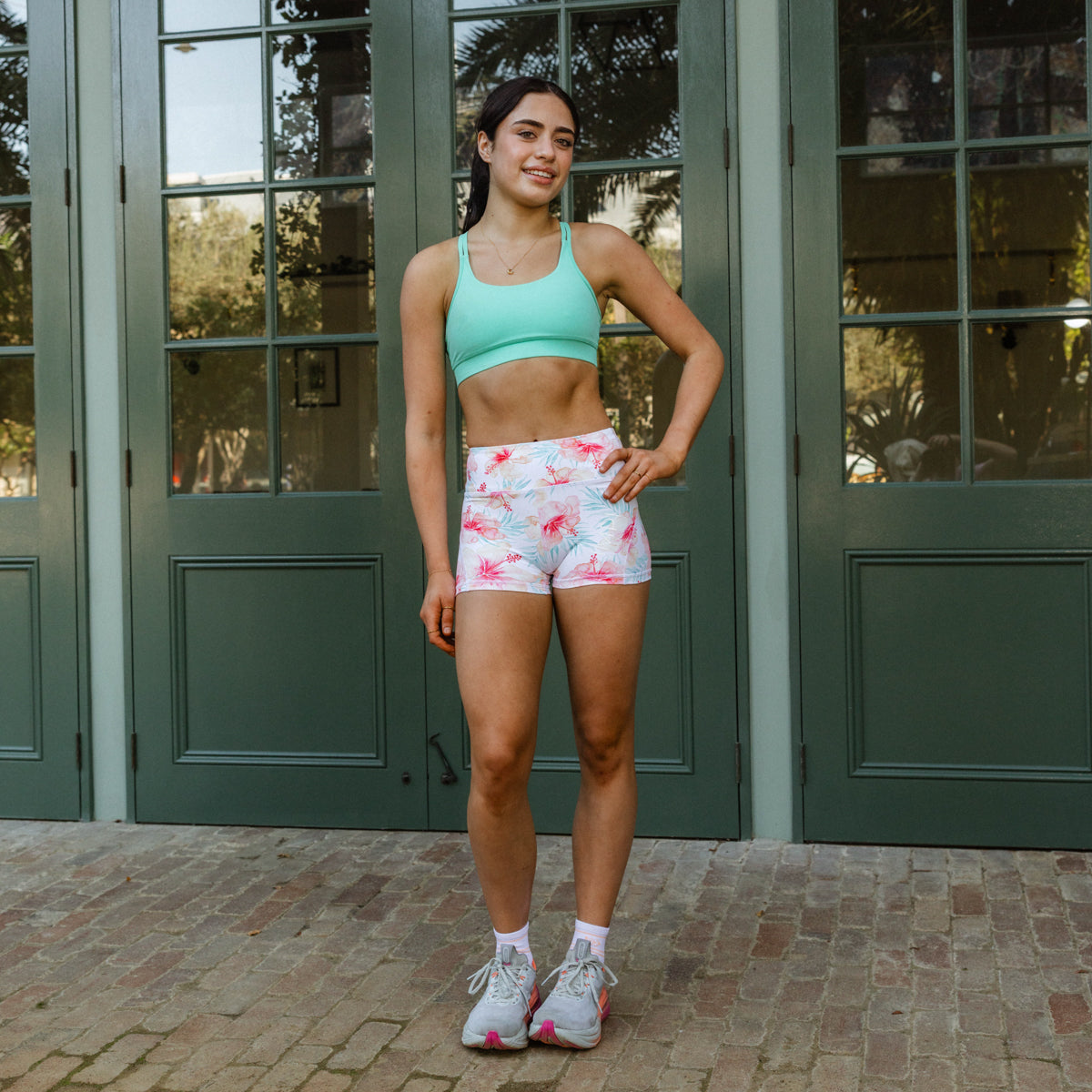 peach crew  running socks